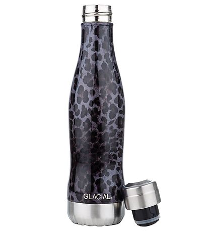 Glacial Thermoflasche - 400 ml - Black Leopard