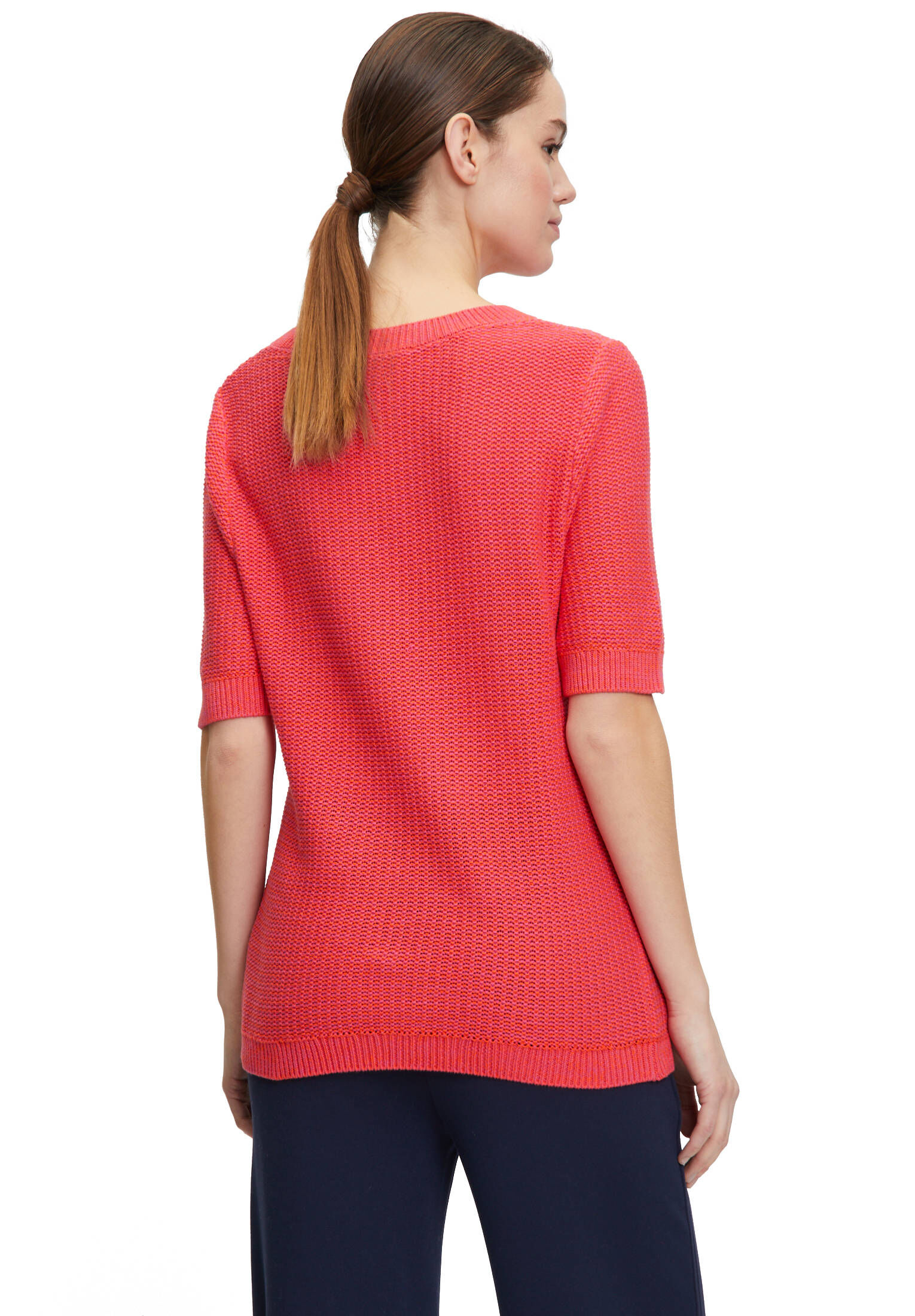 Cartoon| Damen Strickpullover mit Rundhalsausschnitt