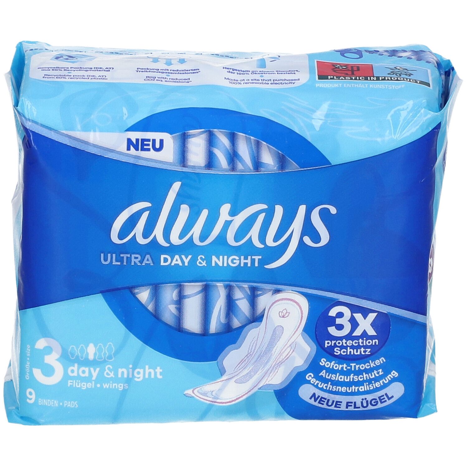 always ultra Long night mit Flügeln