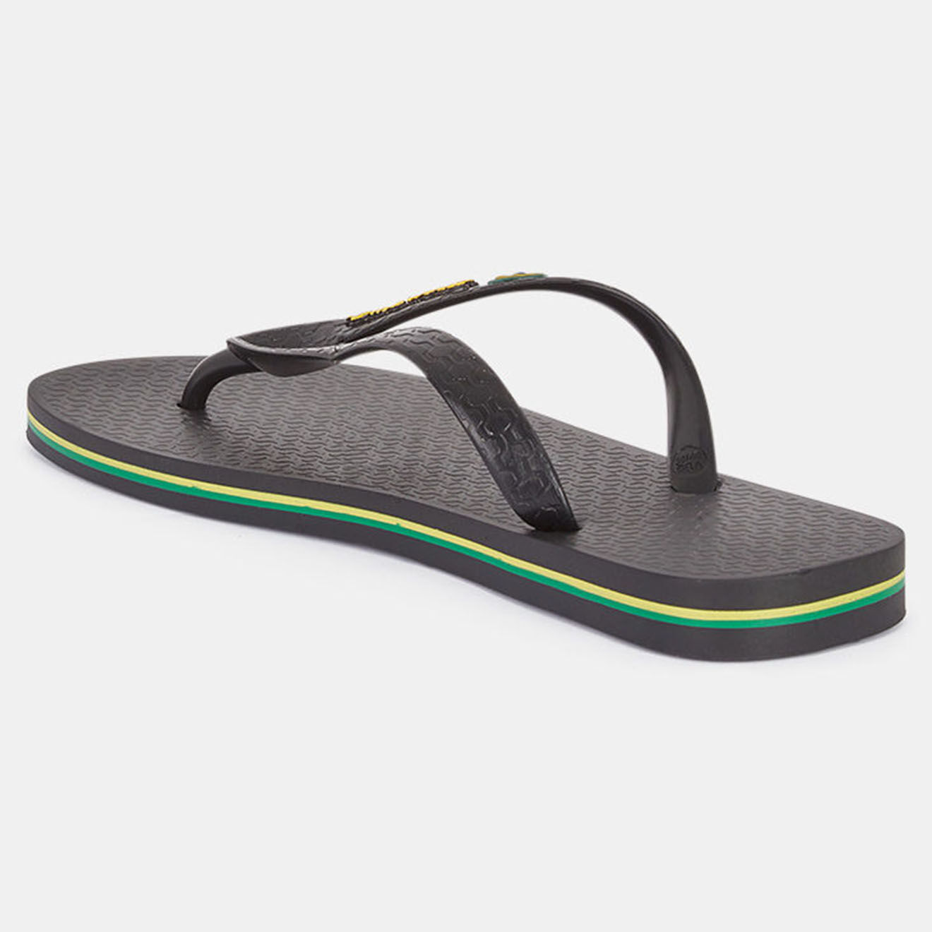 Ipanema Tongs brazil en matière recyclée noires