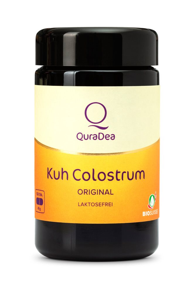 QURADEA Kuh Colostrum Original Kaps Bio pasteurisiert 120 Stk