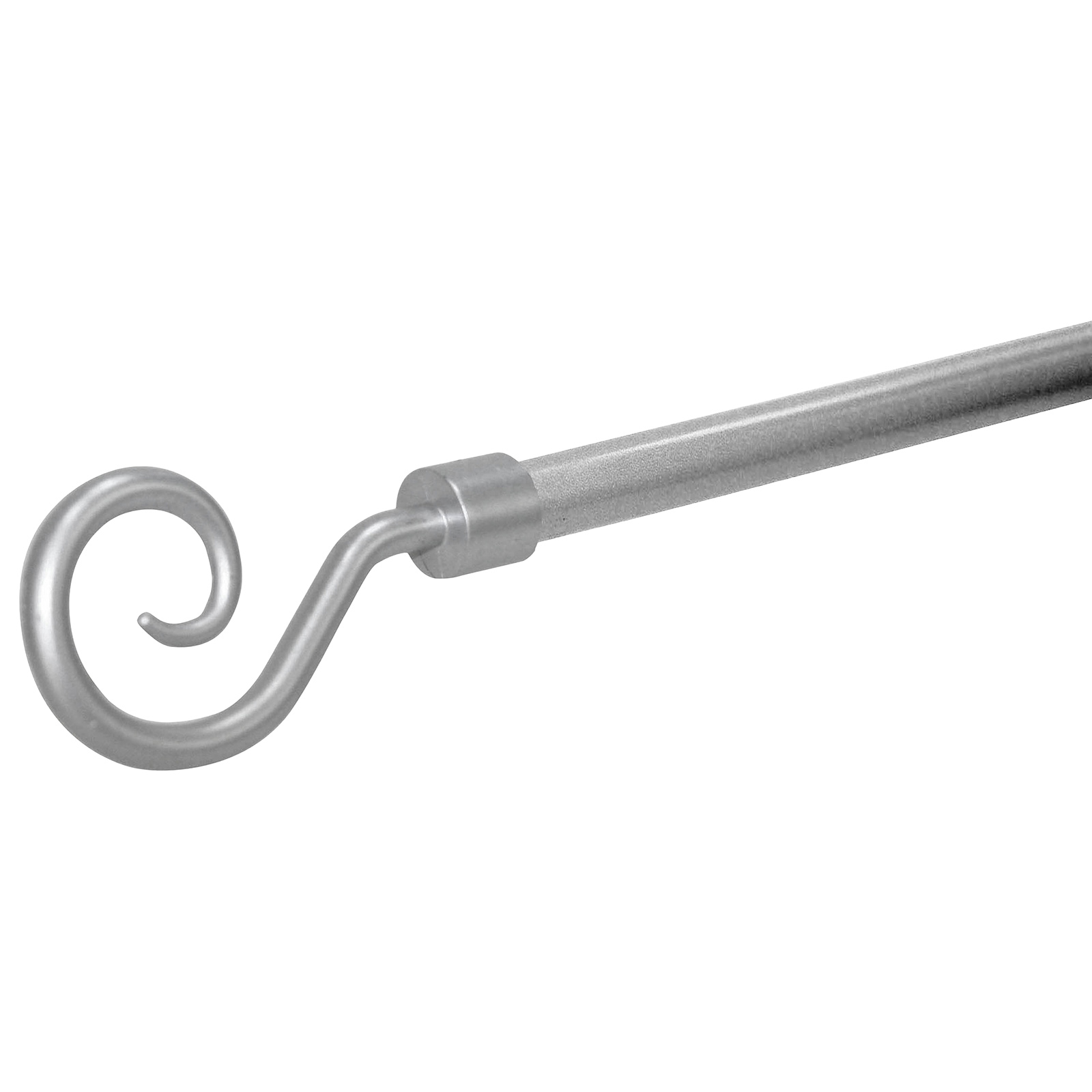 Stilgarnitur - silber - Kringel - 3 Wandhalter - ausziehbar