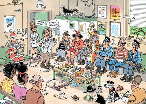 Jan van Haasteren - Blik op Oneindig - Legpuzzel - 500 Stukjes