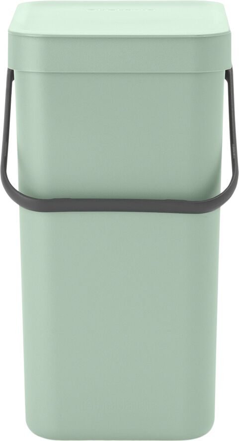 Brabantia Affaldsspand m/låg sort.kon. 12 ltr Jade green