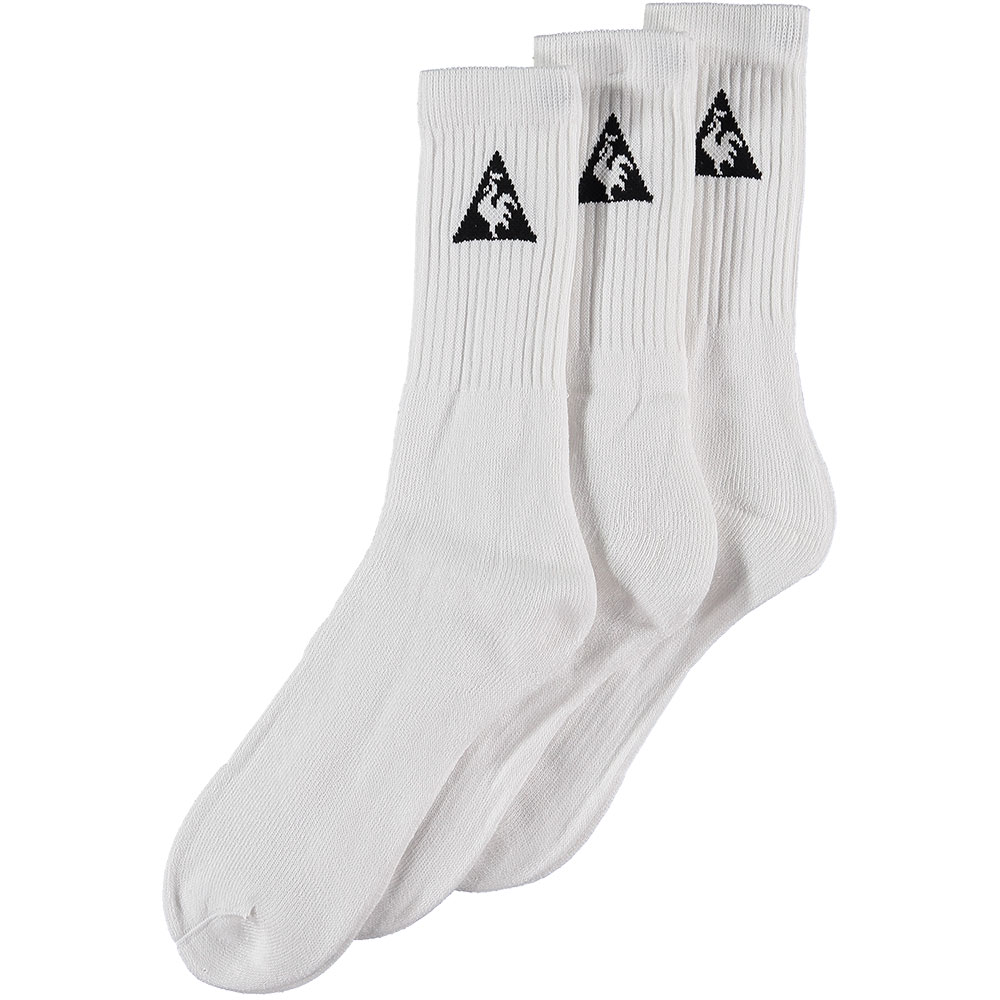 Heren sportsokken Le Coq Sportif Stretch  3-Pack Wit kopen? Goed en goedkoop