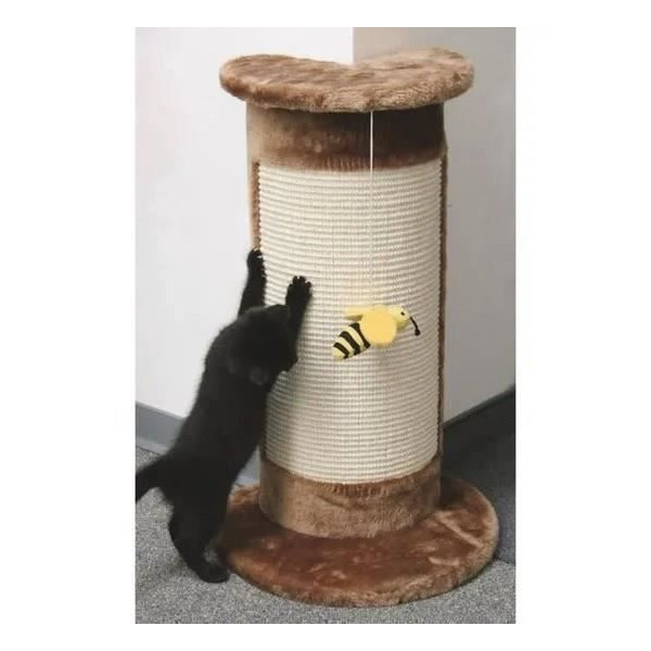 Kerbl arbre a chat angulaire 58cm - brun