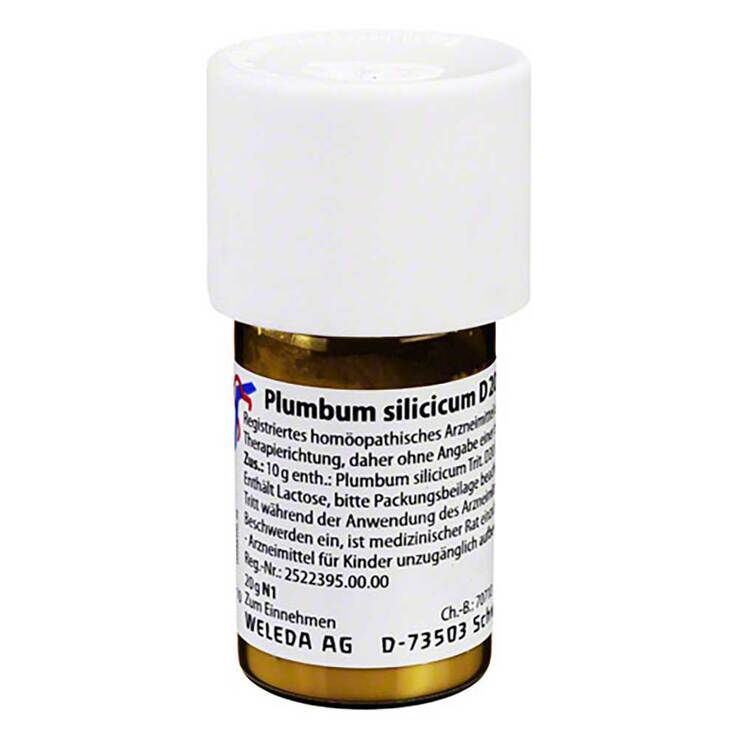 Plumbum silicicum D 20 Trituration, 20 g