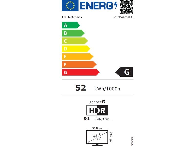 LG TV OLED42C57LA 42