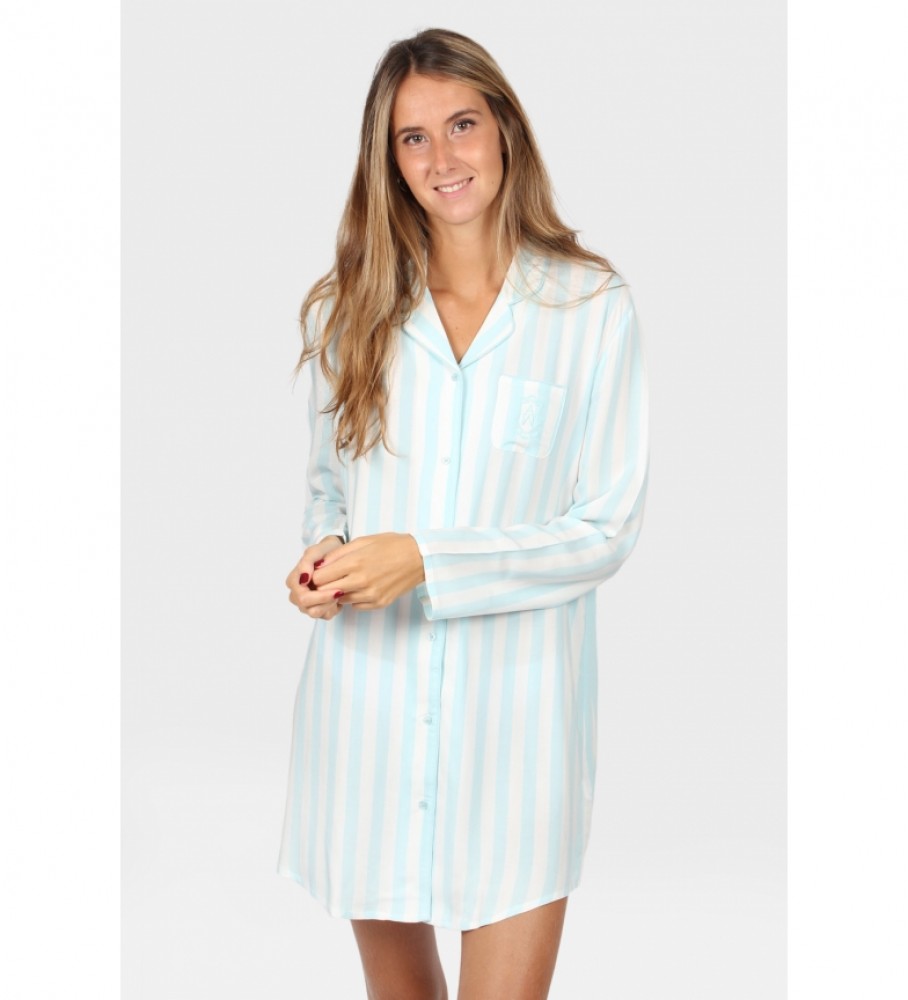 Camisola Admas com listras azuis