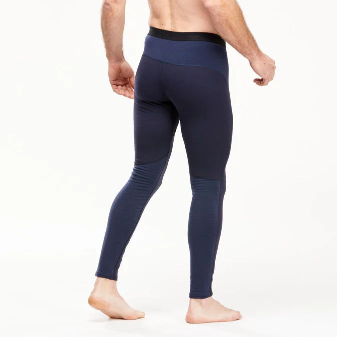 Decathlon Forclaz - Calça Legging Forclaz Masculina de Lã Merino para Mochilão em Montanha - MT900