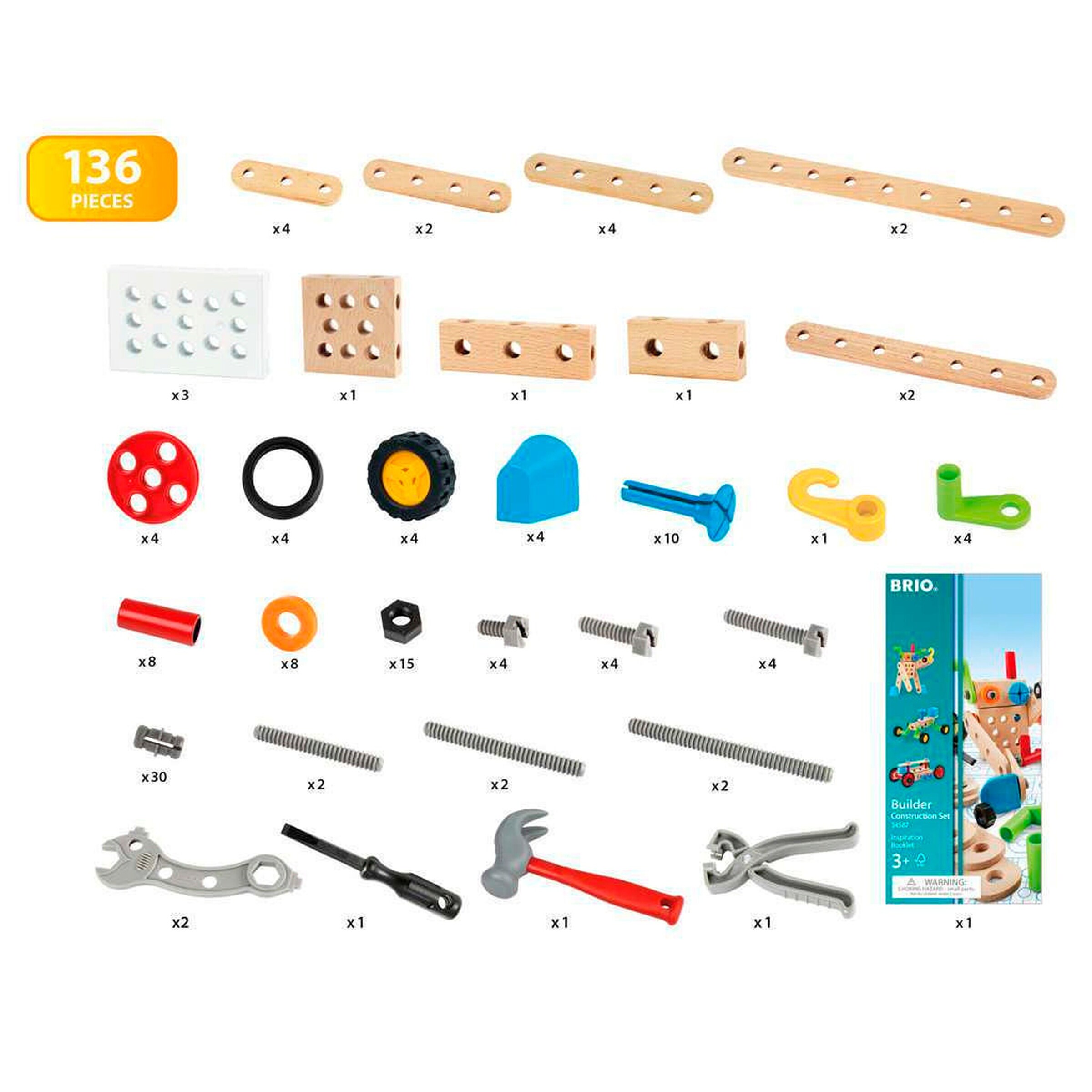 BRIO Builder Box, 135 Teile