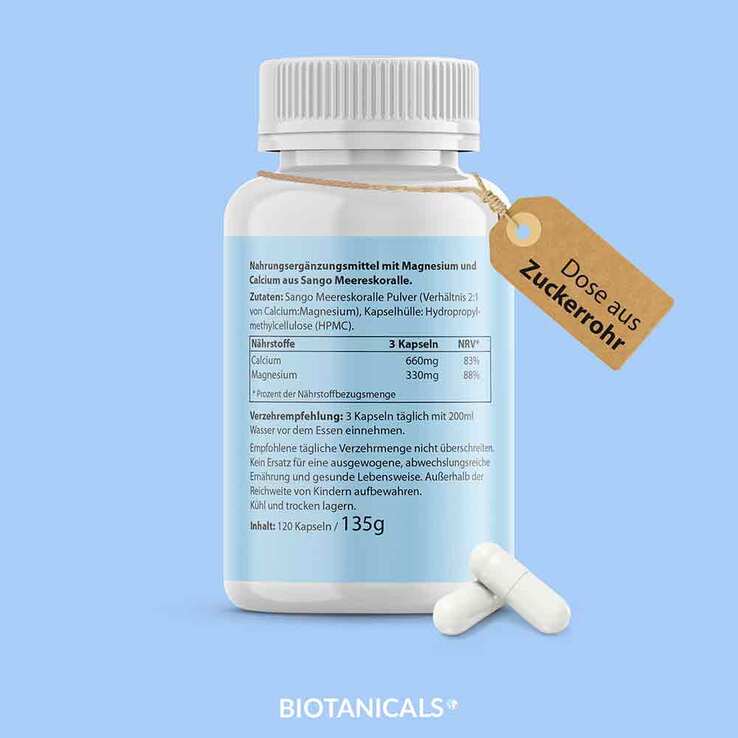 Biotanicals Magnesium Kapseln, 120 St