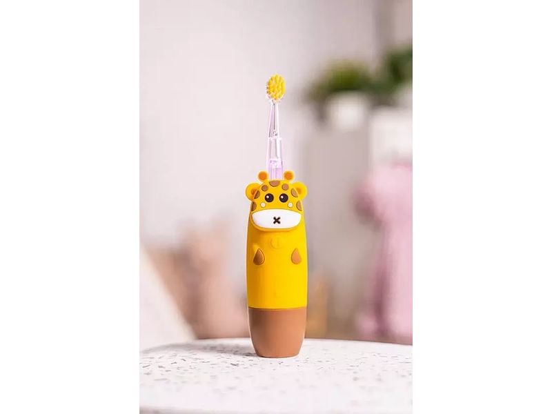 innoGIO Sonic Zahnbürste Giraffe Gelb Schallzahnbürste für Kinder