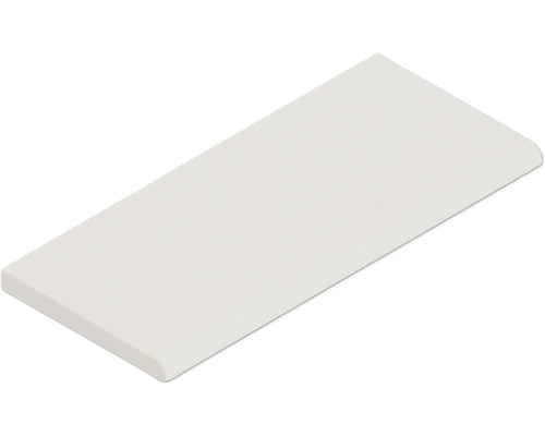 Zwembadrandsteen Licia vlak element recht beton wit 74,7 x 31 x 3,5 cm