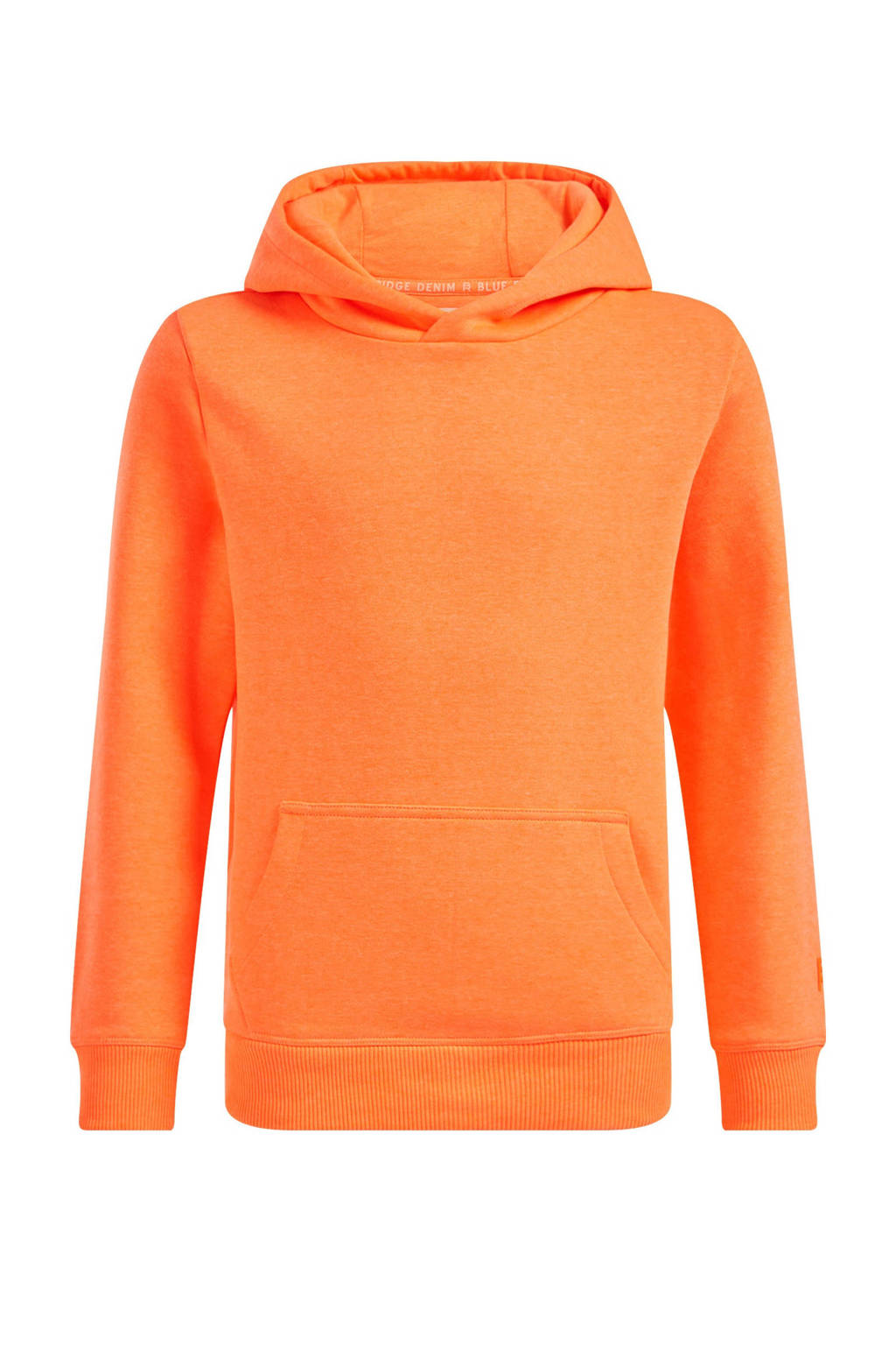 WE Fashion unisex hoodie oranje