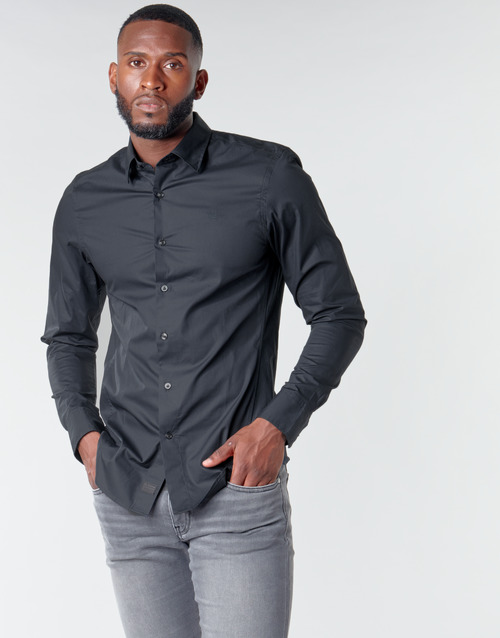 G-Star Raw - DRESSED SUPER SLIM SHIRT LS - Noir