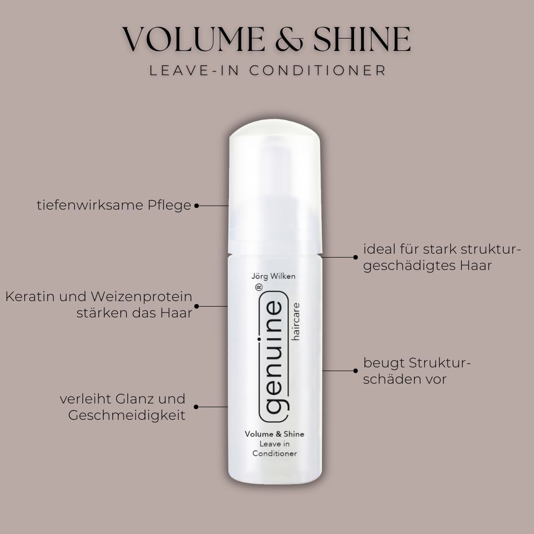 genuine haircare - Volume & Shine Leave-in Conditioner