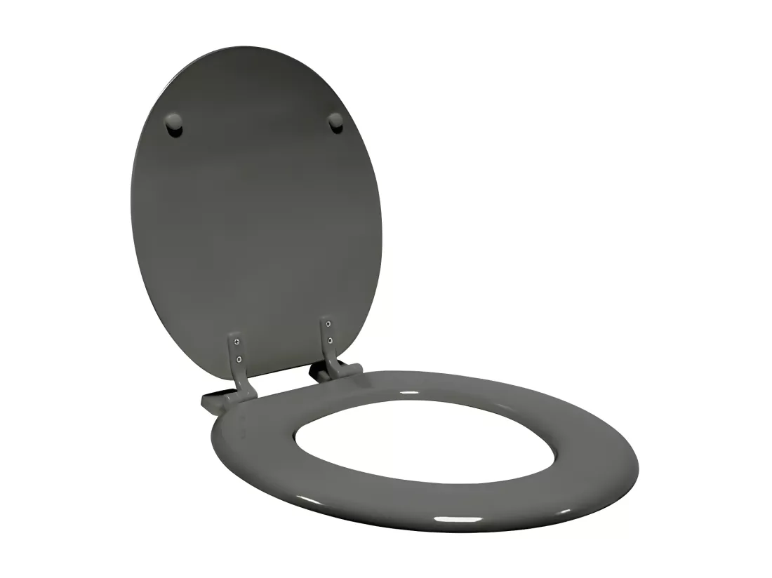 Abattant WC 37 x 47 cm Geomarbre Rose - MDF Imprimé
