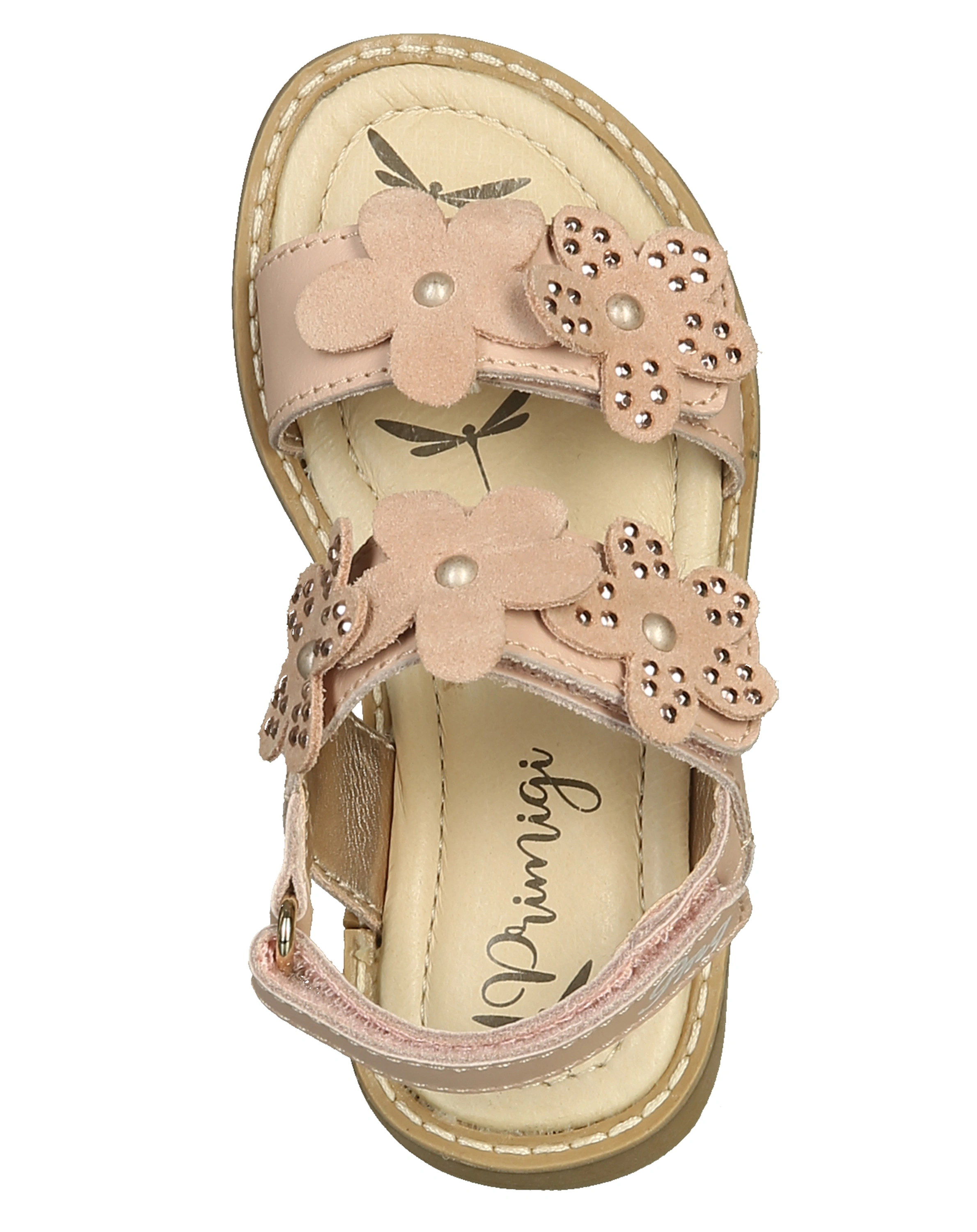 Klett-Sandalen FLEUR in nude
