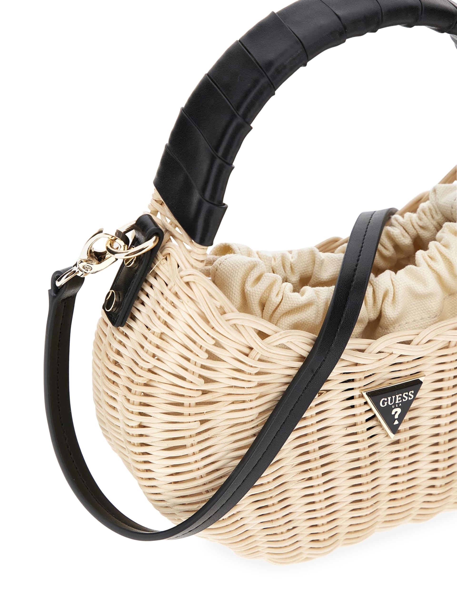 Bolsa de ombro mini de palha Sveiney