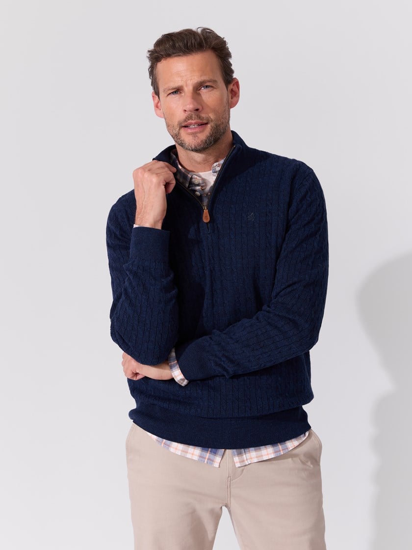 Coast zip genser Navy Blazer