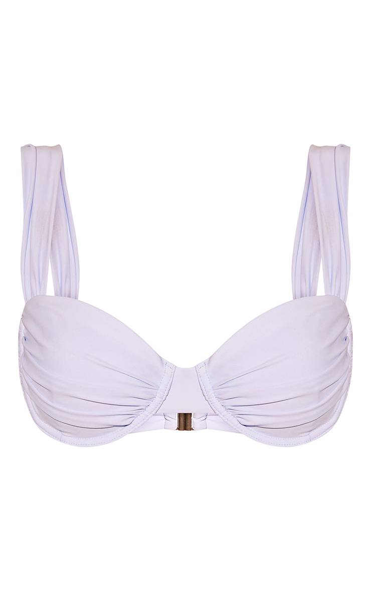Bleu Layette Bas De Bikini Tanga À Bretelles Épaisses