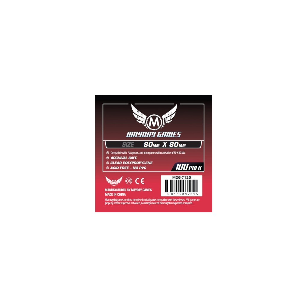 Mayday - Square Sleeves- Medium - 80x80mm - 100p