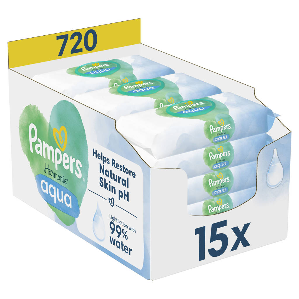 Really softAqua babydoekjes - 15 x 48 stuks