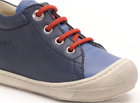 Naturino boots bottine bebe cocoon nappa  bicolor bleu