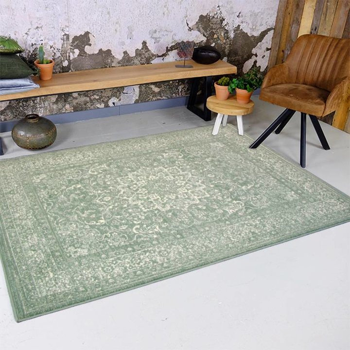 Vintage vloerkleed - Wonder Oriental groen