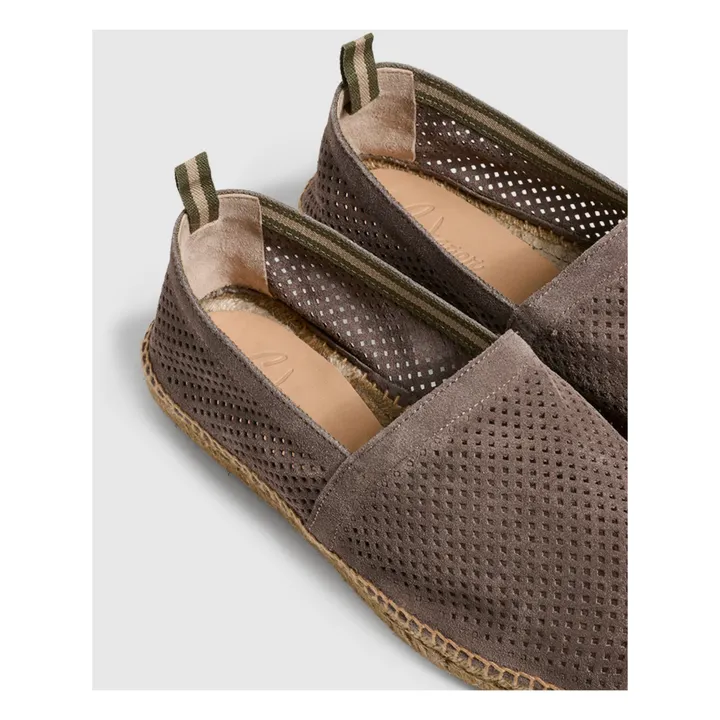 Castaner Espadrilles Pablo Suède Perforées | Taupe