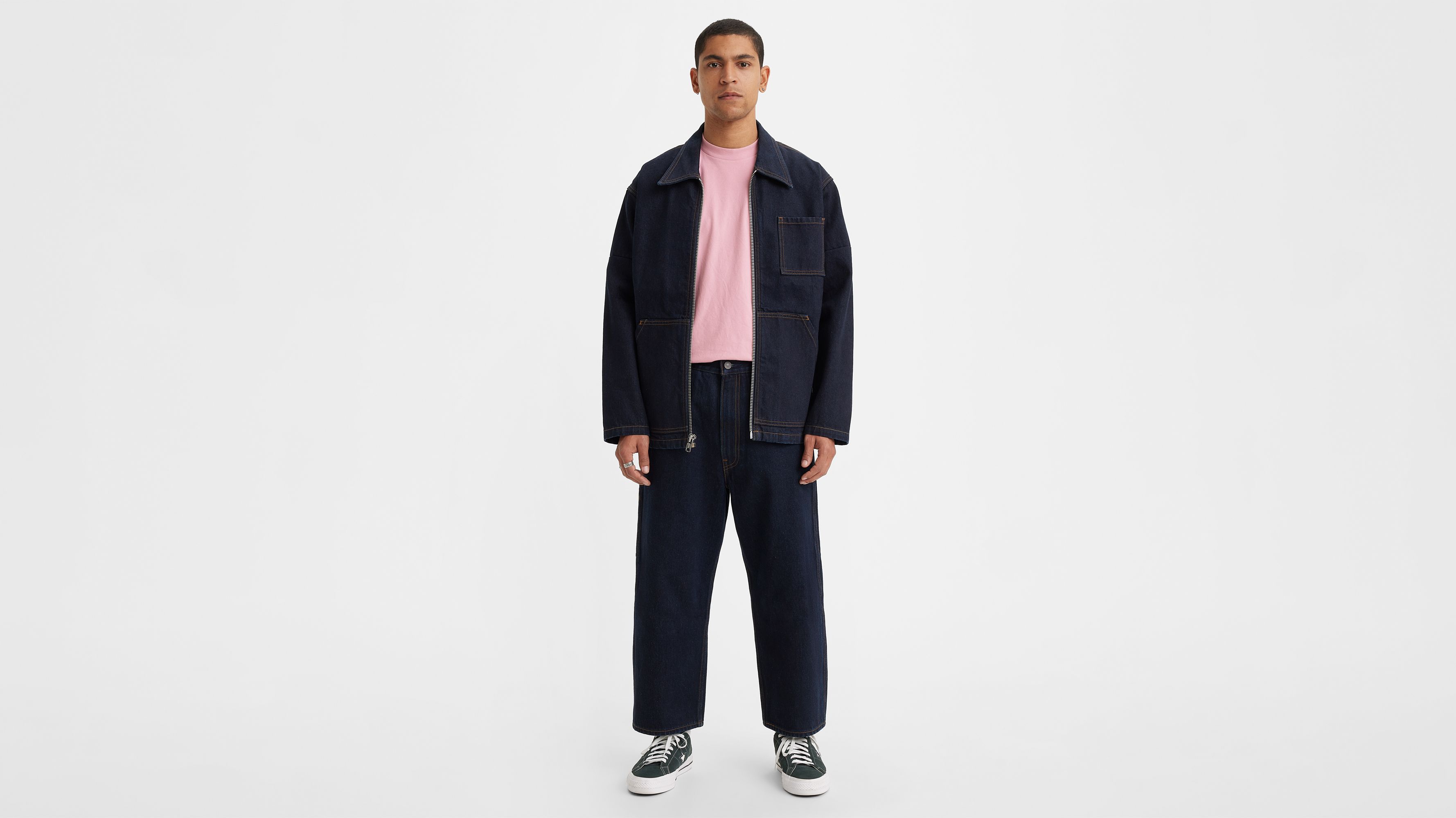 Jean crop charpentier Levi's® Skateboarding - Skate Carpenter Pant - Bleu