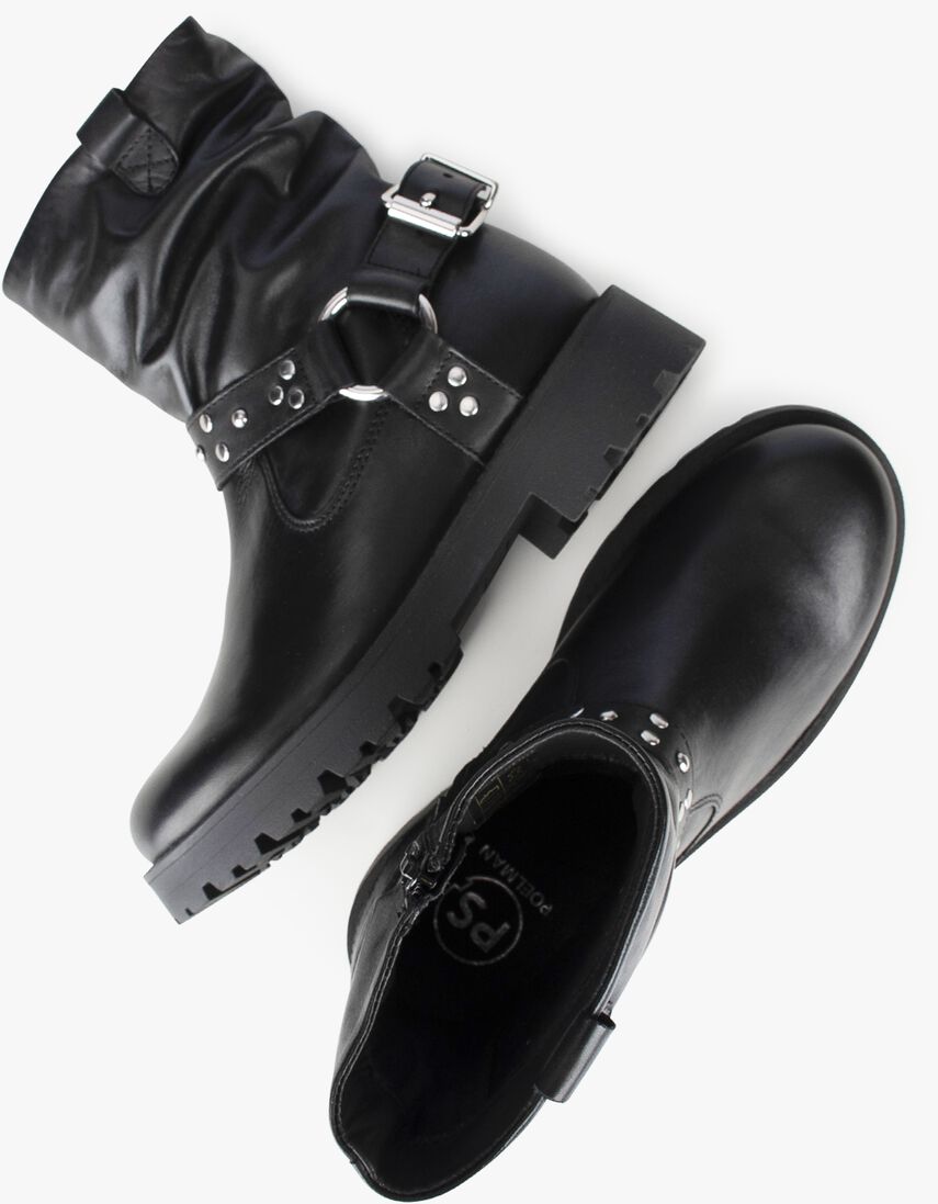 PS POELMAN zwarte ps poelman biker boots lein