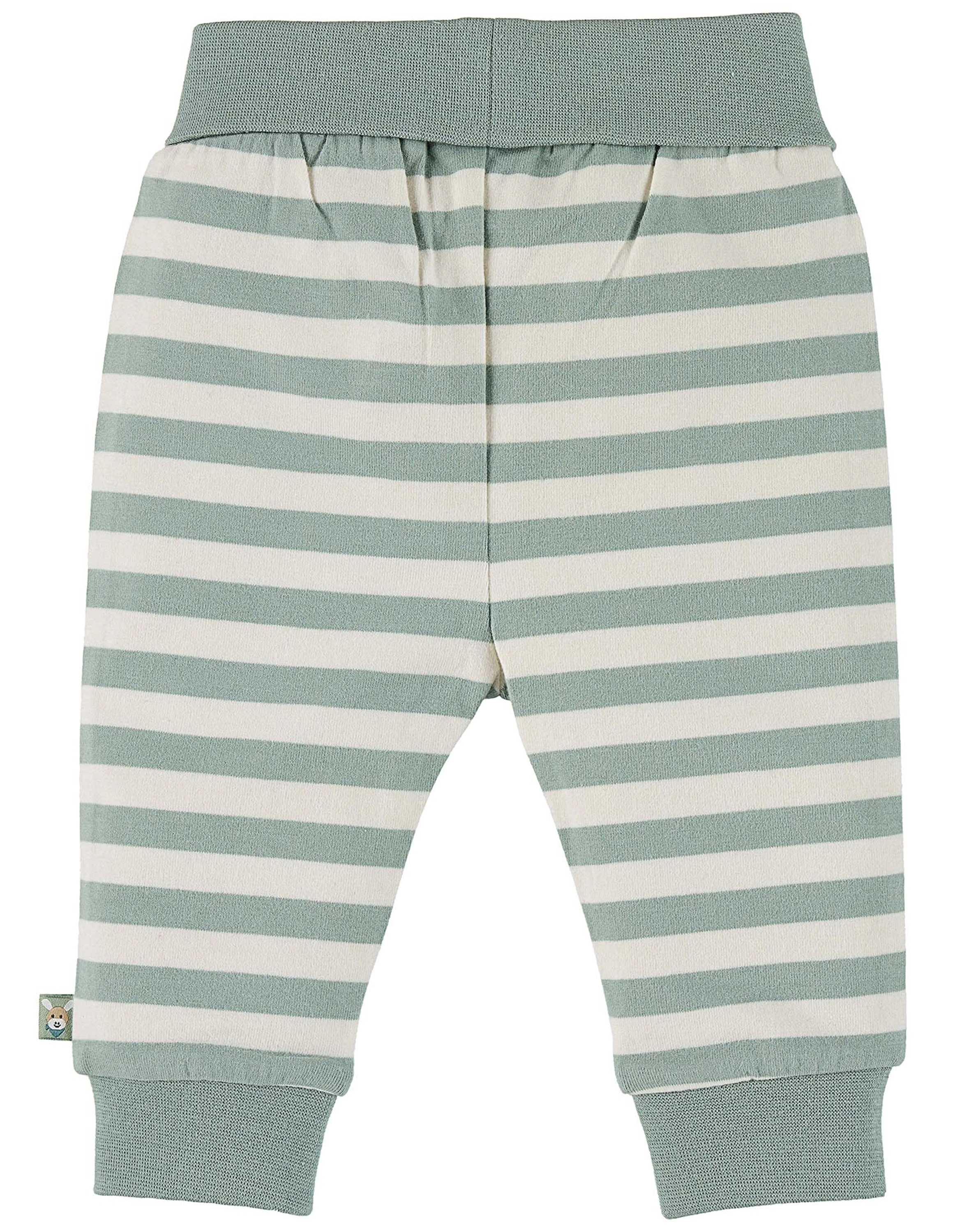 Schlupfhose EMMI COMFORT gestreift in grün/beige