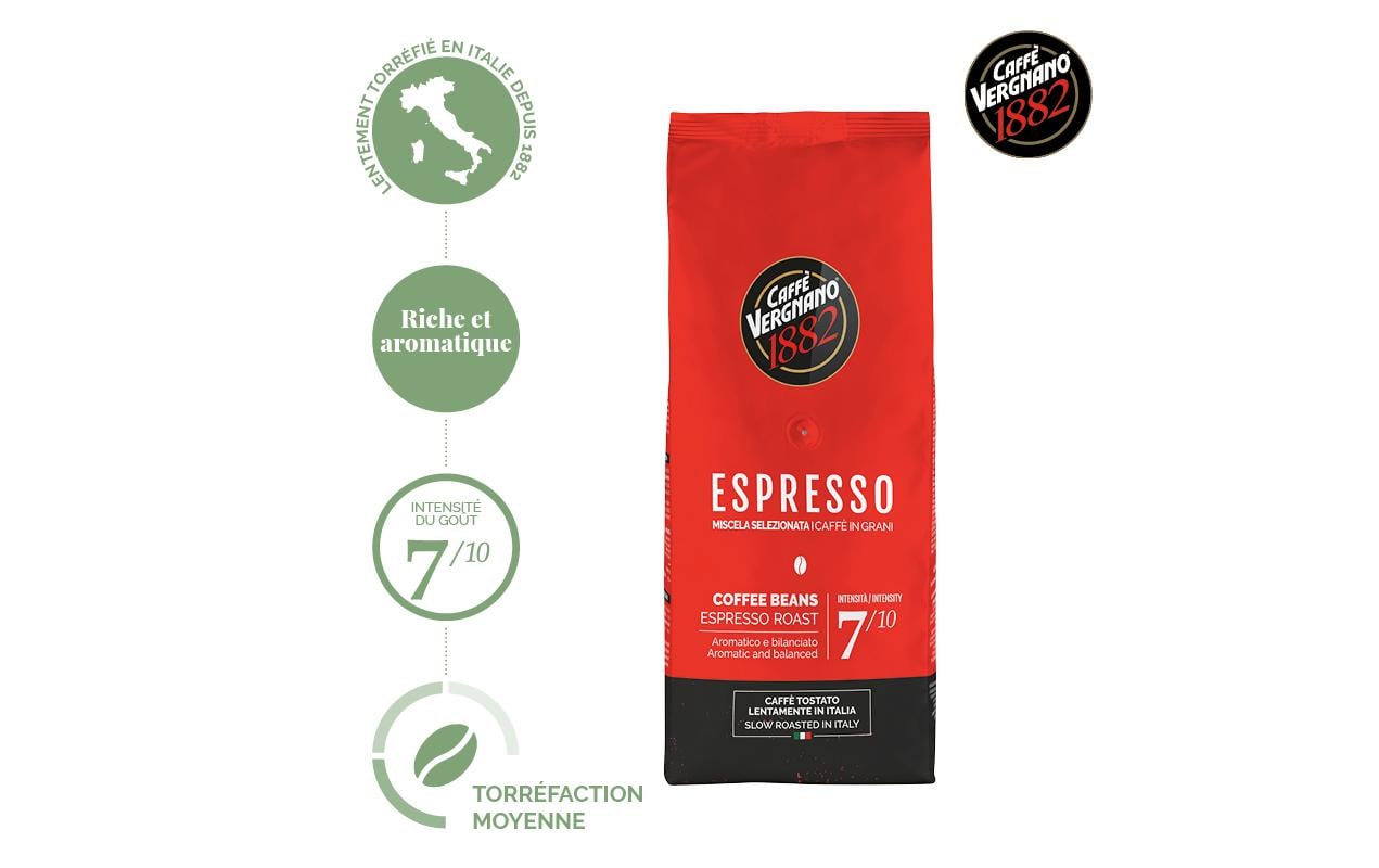 Kaffeebohnen Espresso 1 kgIn Italien gerösteter Bohnenkaffee