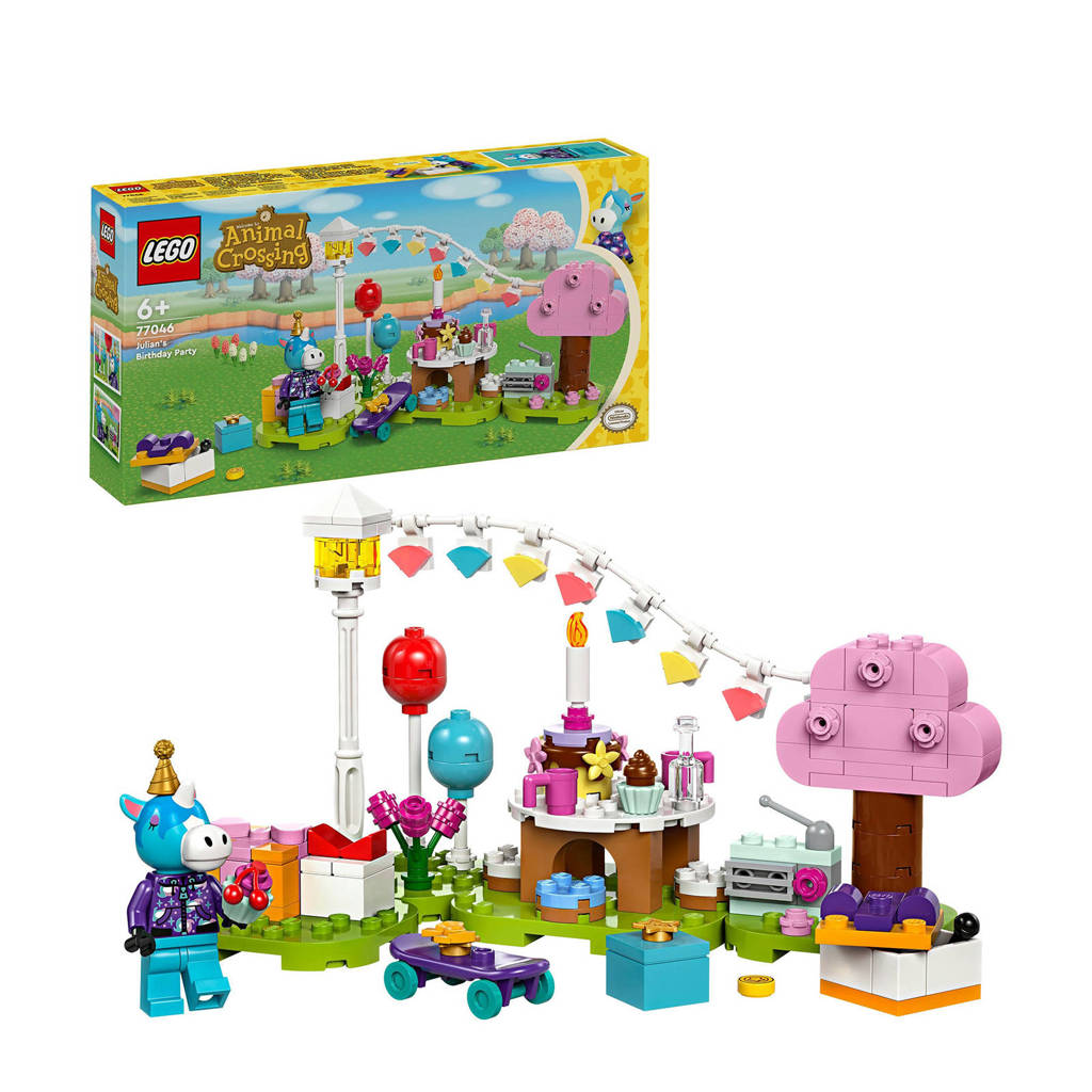 Leuke set, lang bouwplezierJulians verjaardagsfeestje Creatief Speelgoed voor Kinderen 77046