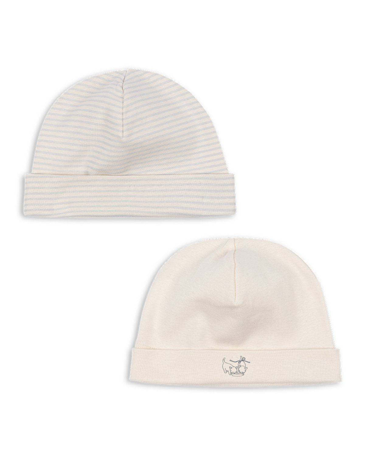 2pk Babylue – Øko Bomull | Fio Beanie