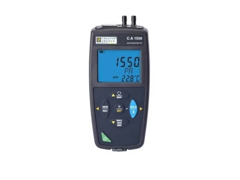 Chauvin Arnoux Manometer P01654550 C.A 1550 Tilslutning (manometer): Undersida 1 stk