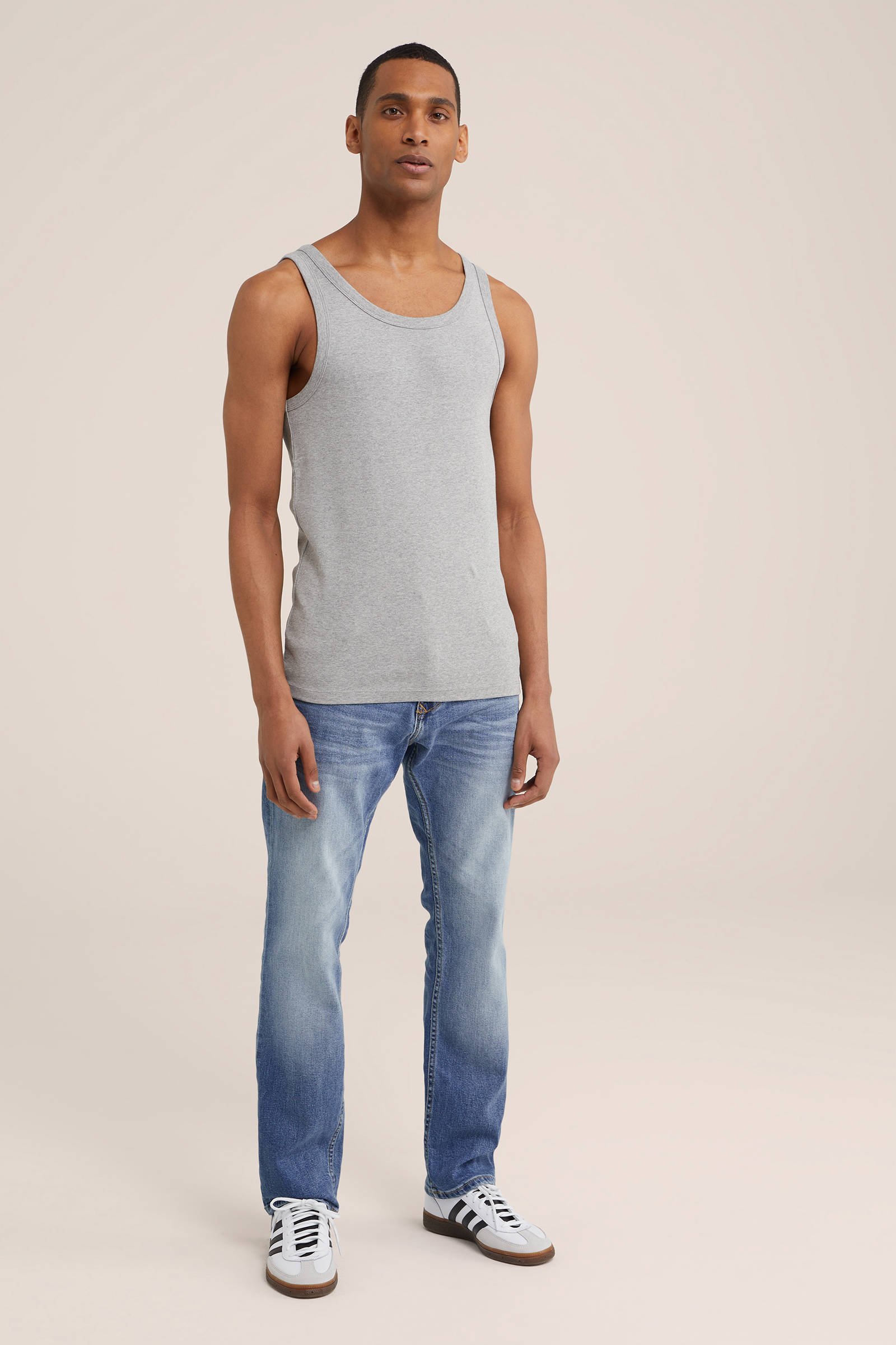 WE Fashion hemd grijs