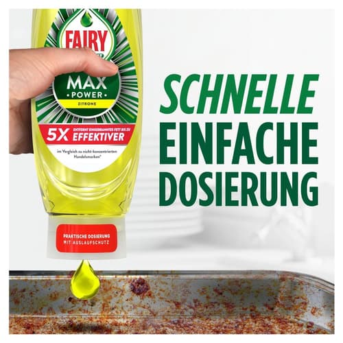 Fairy Max Power Handgeschirrspülmittel Zitrone