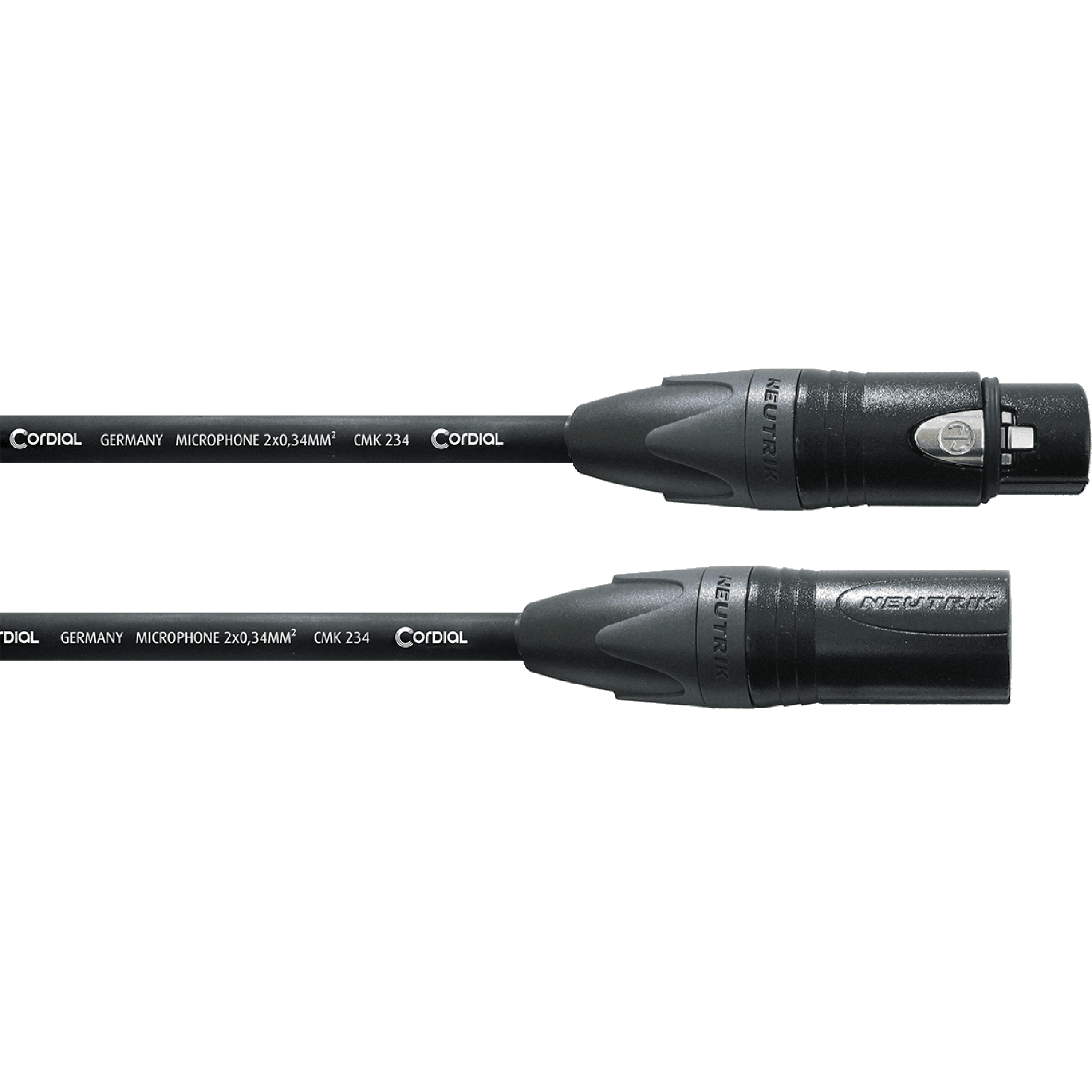 Cordial CPM5FM-234 XLR (male) / XLR (female) AWG 22 kabel 5 meter