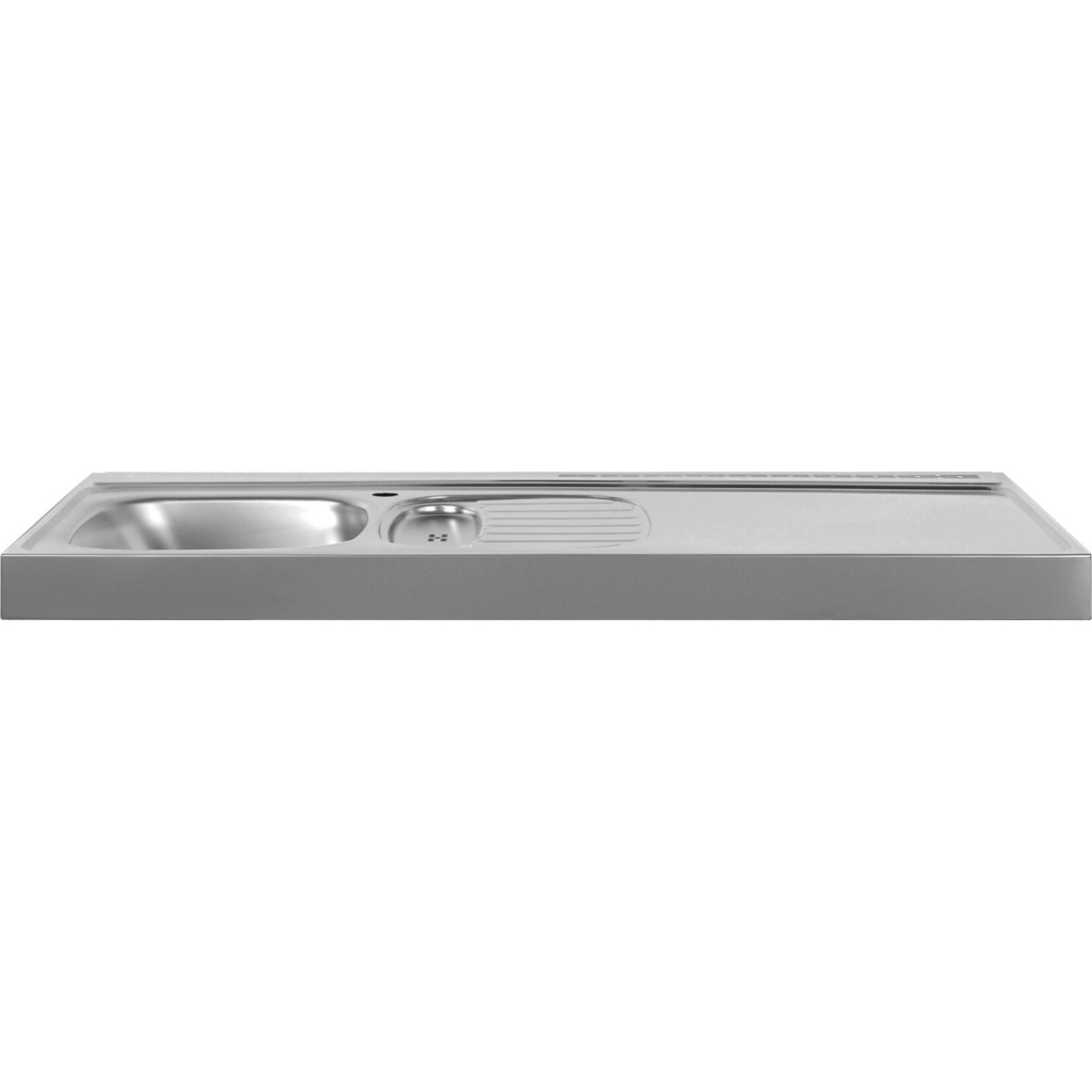 Stengel Küchen Kitchenline MK 120 weiß - ohne Kochfeld rechts, Becken links