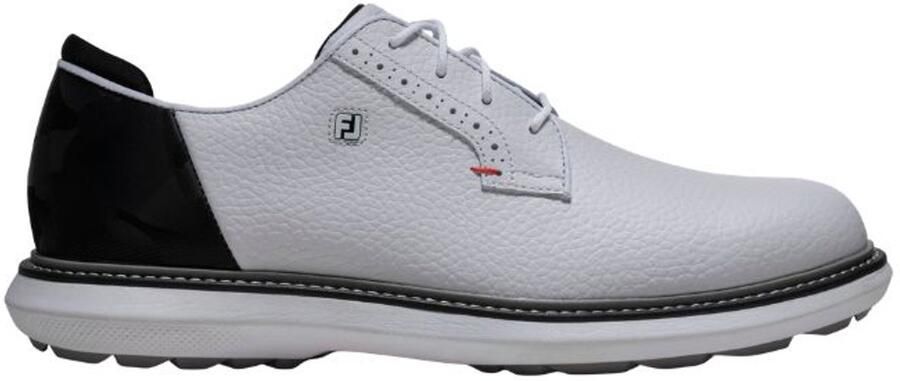 Footjoy Heren Golfschoenen Traditions Wit Zwart Rood