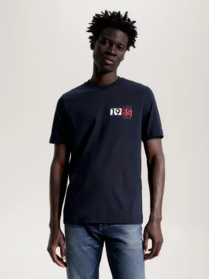 Camiseta de gola redonda com o logotipo de Nova York
