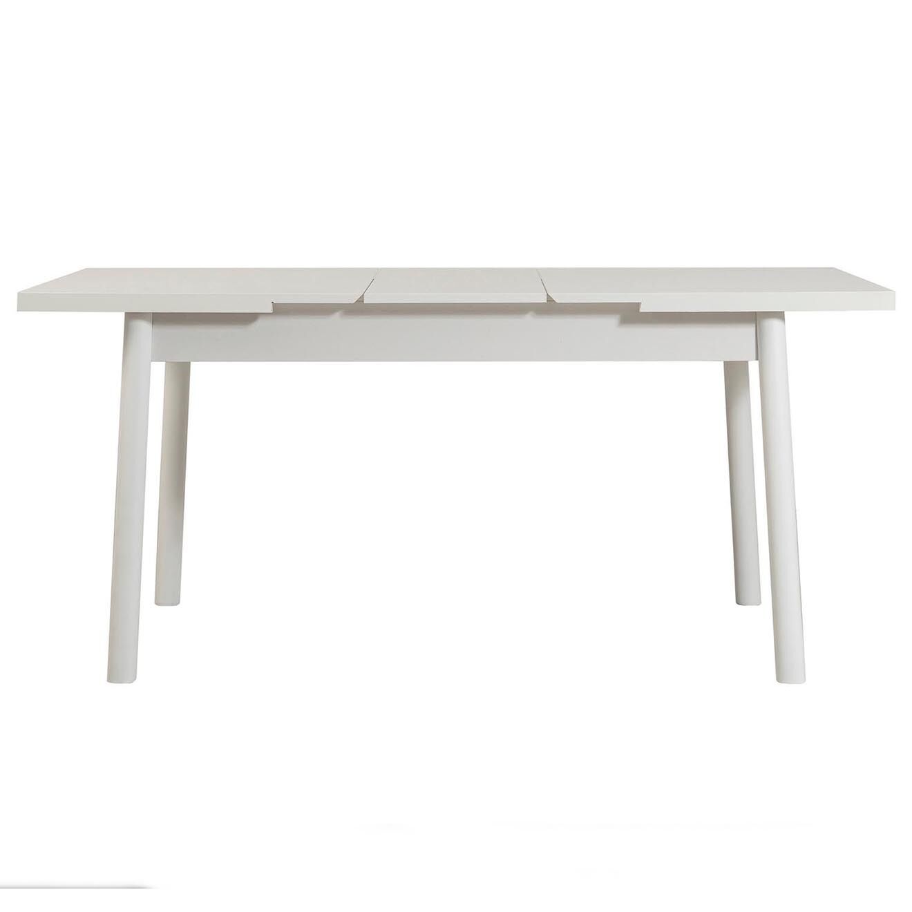 Homitis Ensemble Table + 4 Chaises Santiago 1053 blanc/anthracite