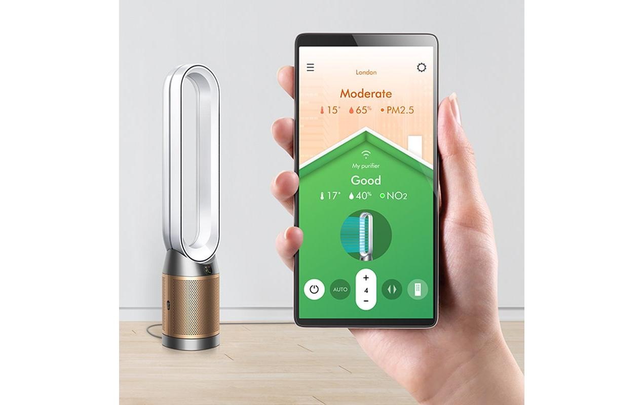 DYSON Bodenventilator »Purifier Cool Formaldehyde™ TP09 (Weiss/Gold)«