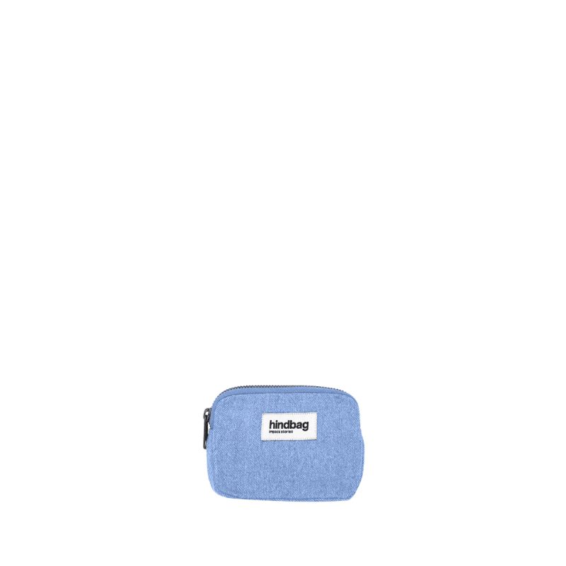 Porte monnaie Lili 13 cm Denim Bleu