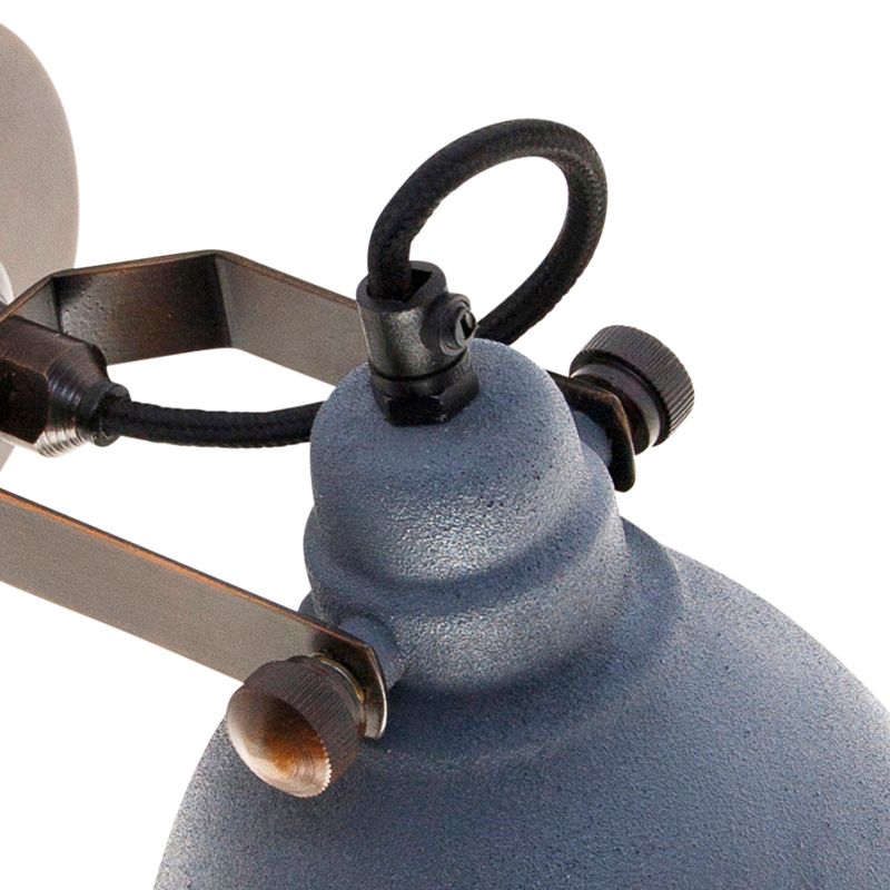 Industriële wandlamp beton met koper verstelbaar - Liko