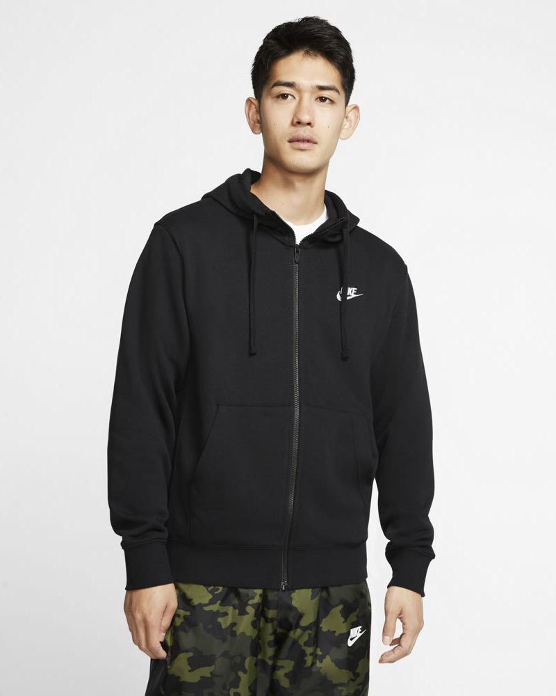 Sweat à capuche Nike Sportswear Club Fleece Noir pour homme
