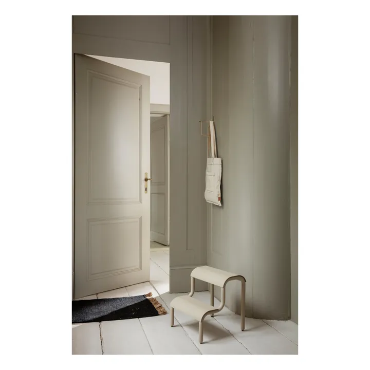 Ferm Living Paillasson Block en matière recyclé | Noir